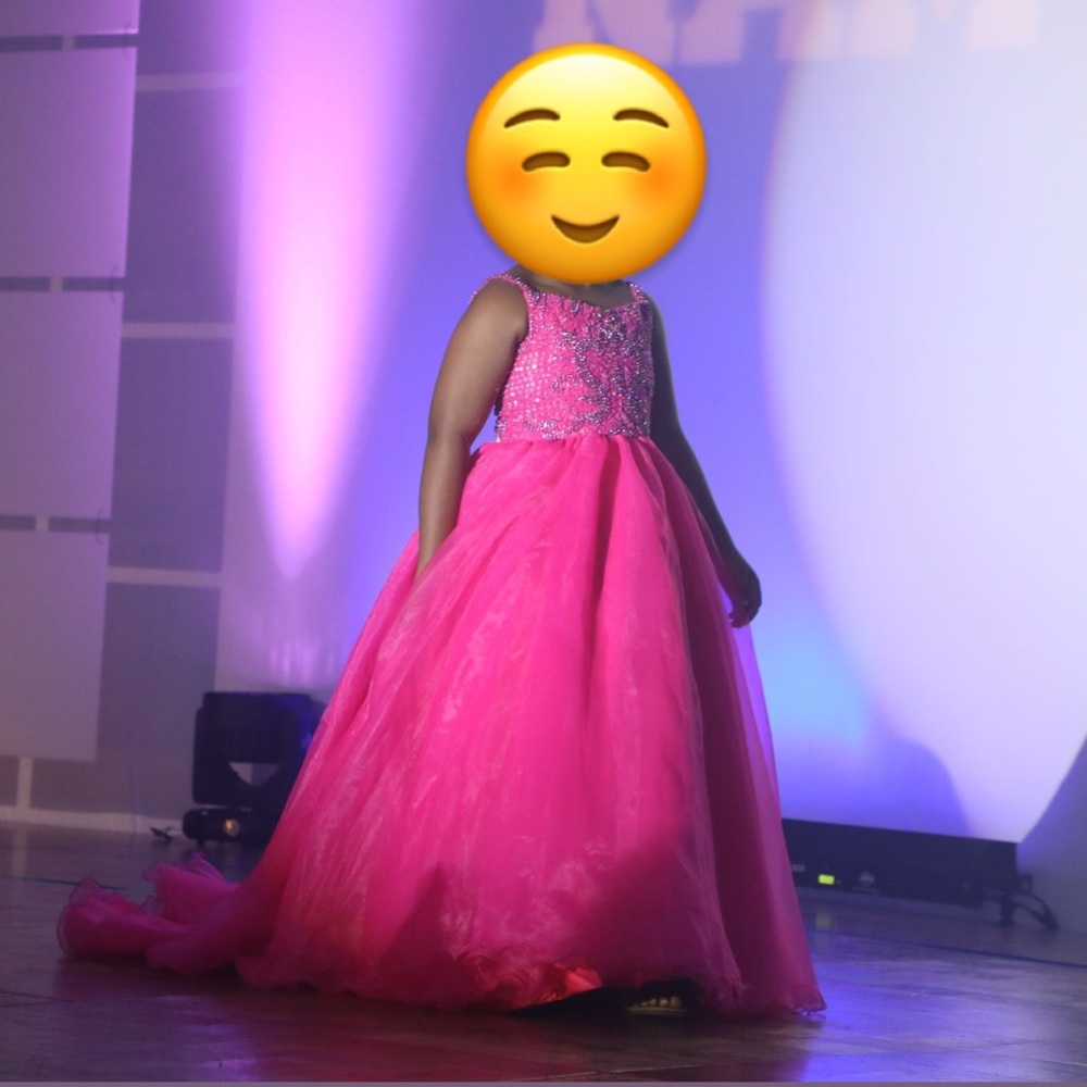 Pink Girls Pageant Gown